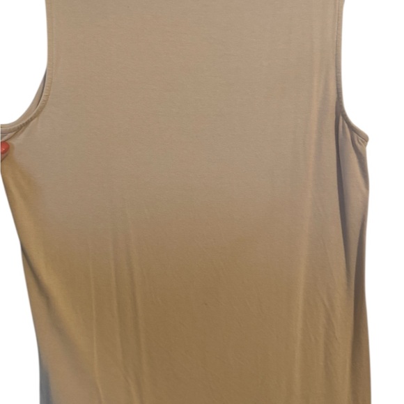 SPRING/SUMMER New York & Company Tan Plaid Neutral Top/Shell    XL   #F - Picture 5 of 8